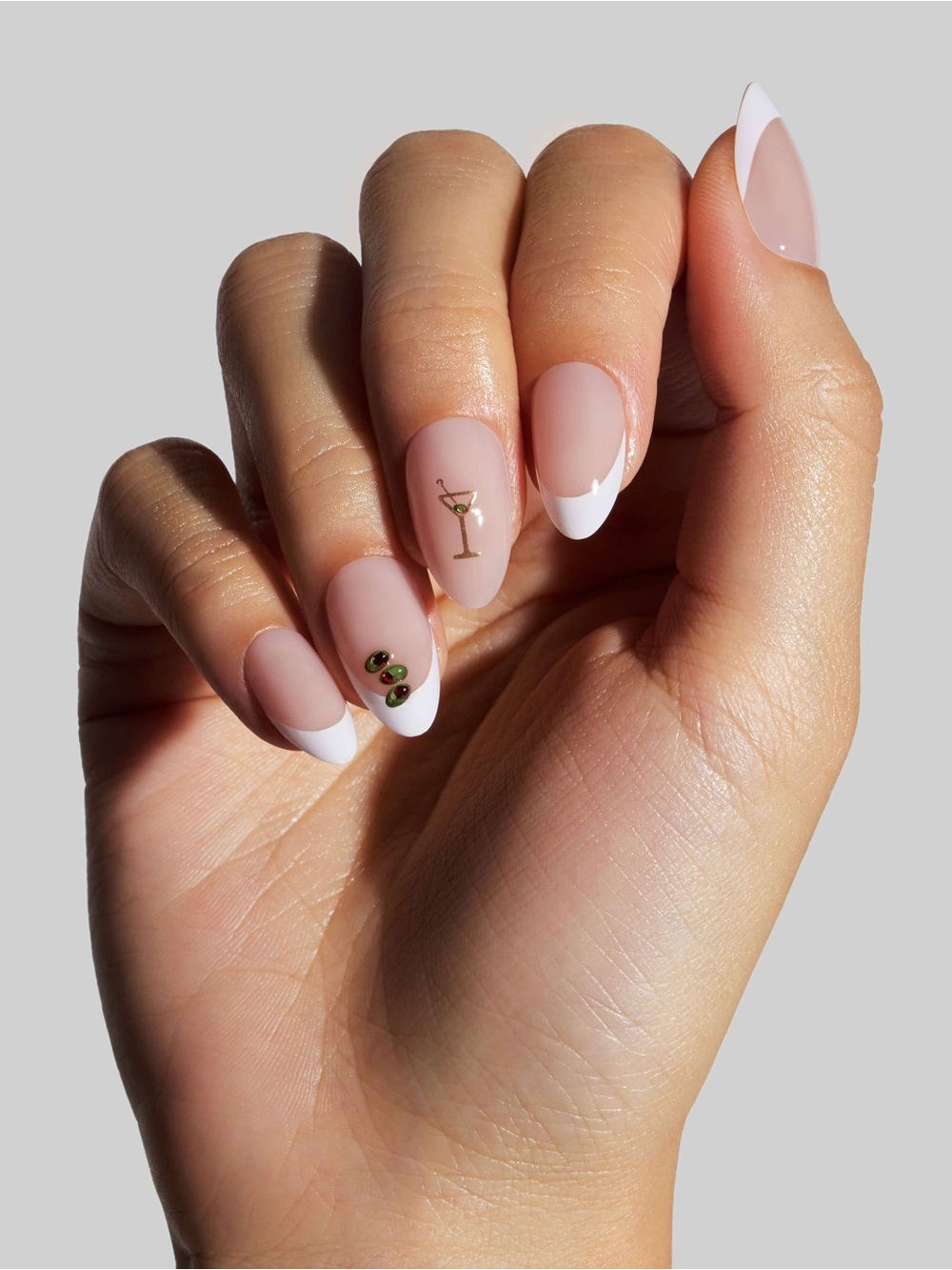 New in box Celebritips Nail Art Press-On Nails in Martinis at Noon.